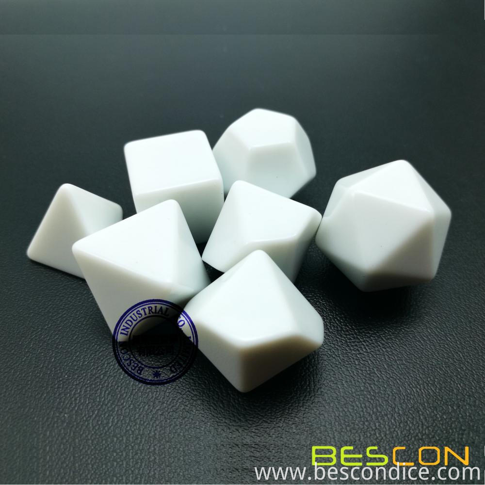 Blank Polyhedral Rpg Dice Set 4 Blank Polyhedral Rpg Dice Set 4